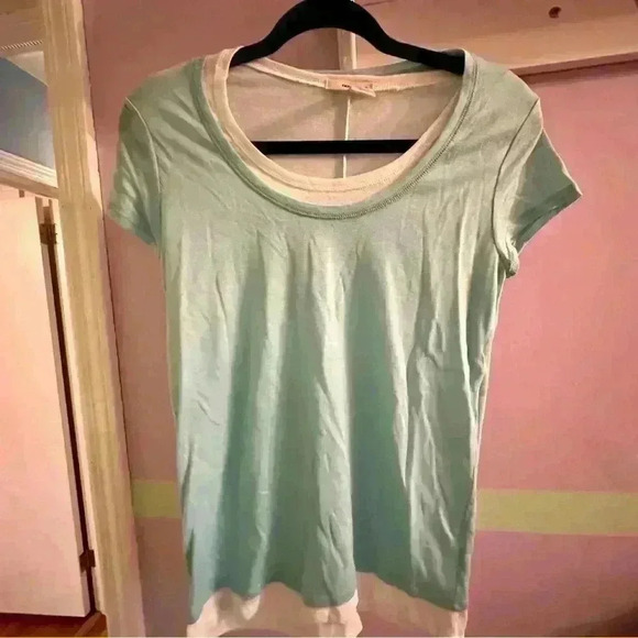 DKNY T-SHIRT Layered Look women S - Picture 3 of 5